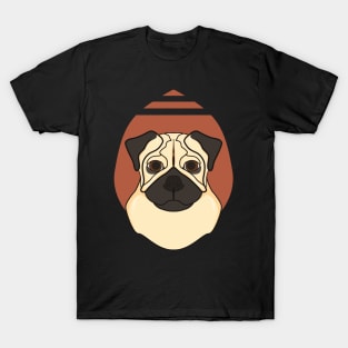 Pug Illustration T-Shirt